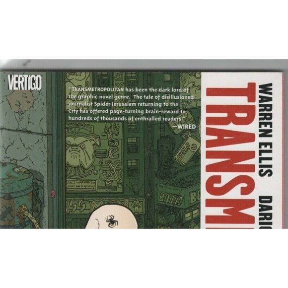 2009 Transmetropolitan Vol 1 Back On The Streets Vertico Trade Paperback Book - Picture 6 of 10